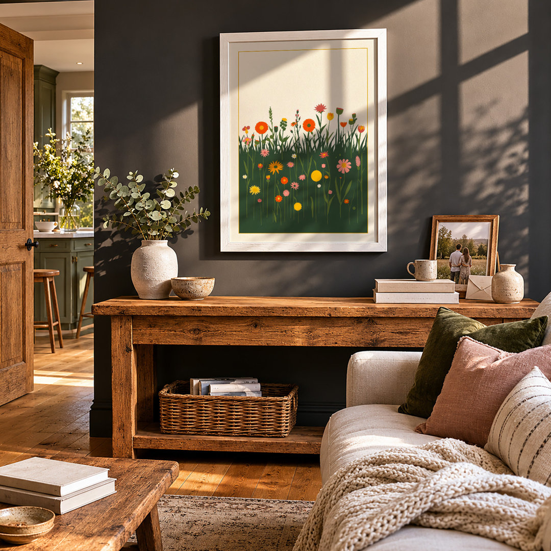 Meadow in Bloom Botanical - Framed Print