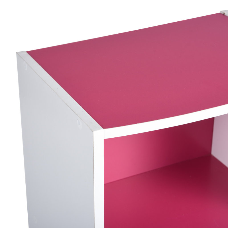David Piece Writing Desk Office Set, Pink/White