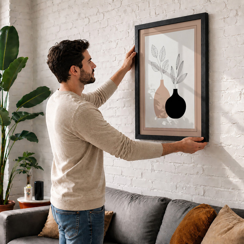 Botanical Vessels Minimalist - Print, Oak, A4 - 29.7 x 21.0 cm