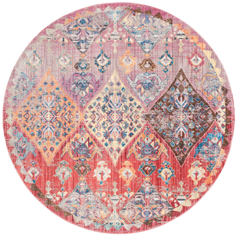 Culross Performance Ikat Rug, Round 7'