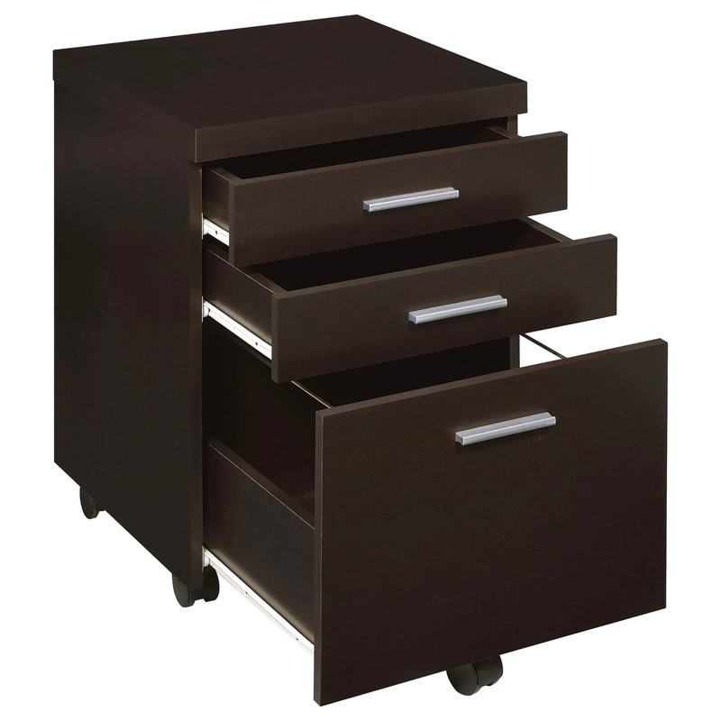 Cappuccino 3 Office Drawer - Keep Your Tidy Cabinet For Stylish Interior