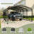 15X25ft Metal Car Carport(Package B)