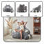 Fauteuil à billes Giant Black Raccoon Compression-1630884500