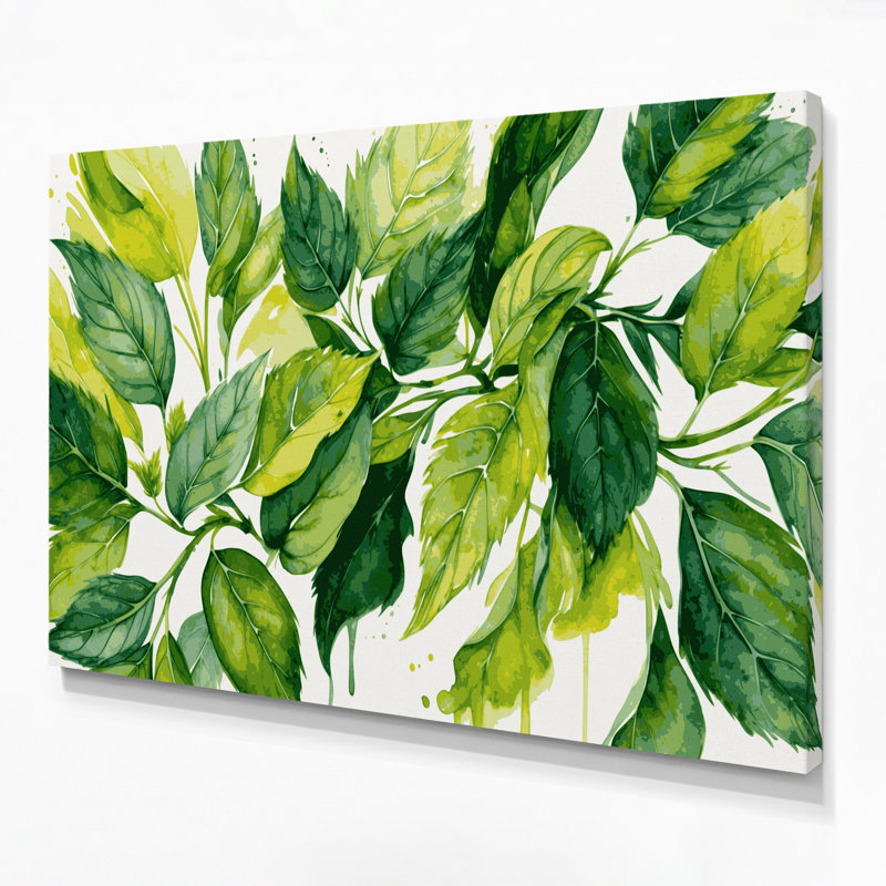 Art mural sur toile Botanical, H 12 po x l 18 po