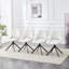 Ensemble de chaises pivotantes confortables idéales pour la salle à manger, la cuisine, offrant un mouvement fluide et un revêtement de haute qualité (ensemble de 4)-606499708-606499711