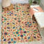 Beahm Hand Tufted Wool Ivory/Blue/Green Area Rug-28137109