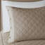 Ensemble de courtepointe grand et moderne 100% coton Breanna kaki 4 pièces-26712309-26712312