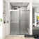 48'' W 76'' H Semi-Frameless Rectangle Reversible Shower Enclosure