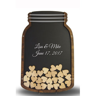 Mason Jar Alternative Personnalisé Livre D'or