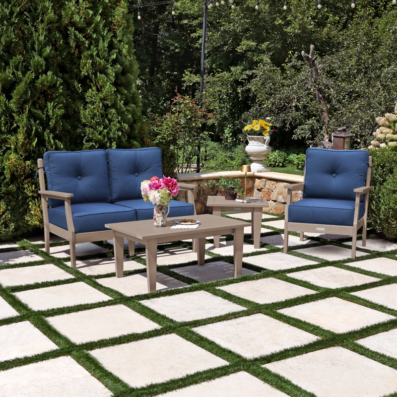 Lehigh 4-Piece Deep Seating Set, Spectrum Indigo