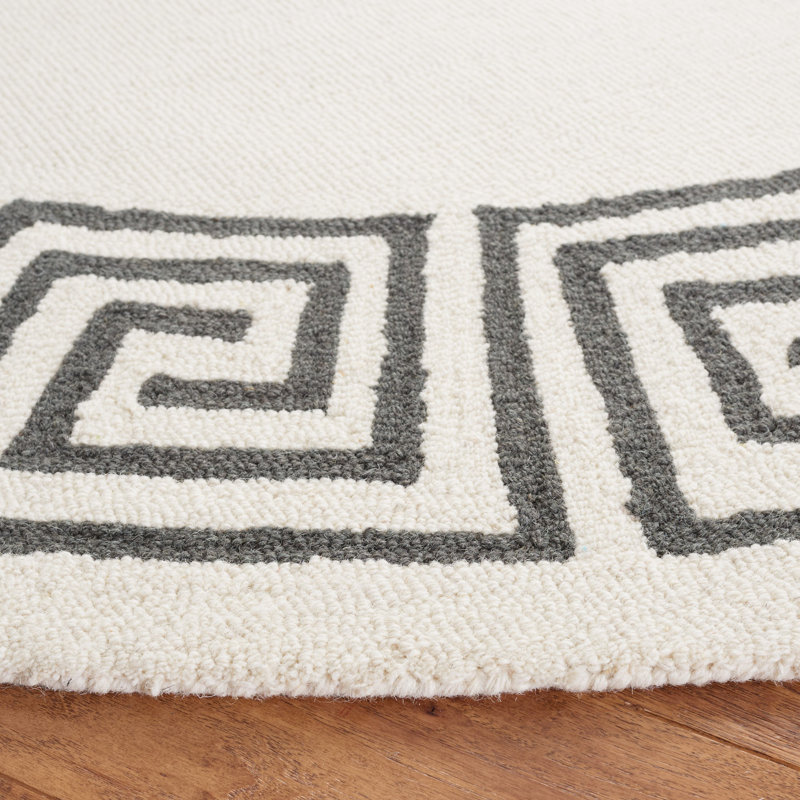 Tapis en laine / coton touffeté à la main Dormeus, Rond 6 pi