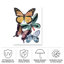 Décoration murale d'extérieur Alayzhia Butterfly Swatches I-1118394529