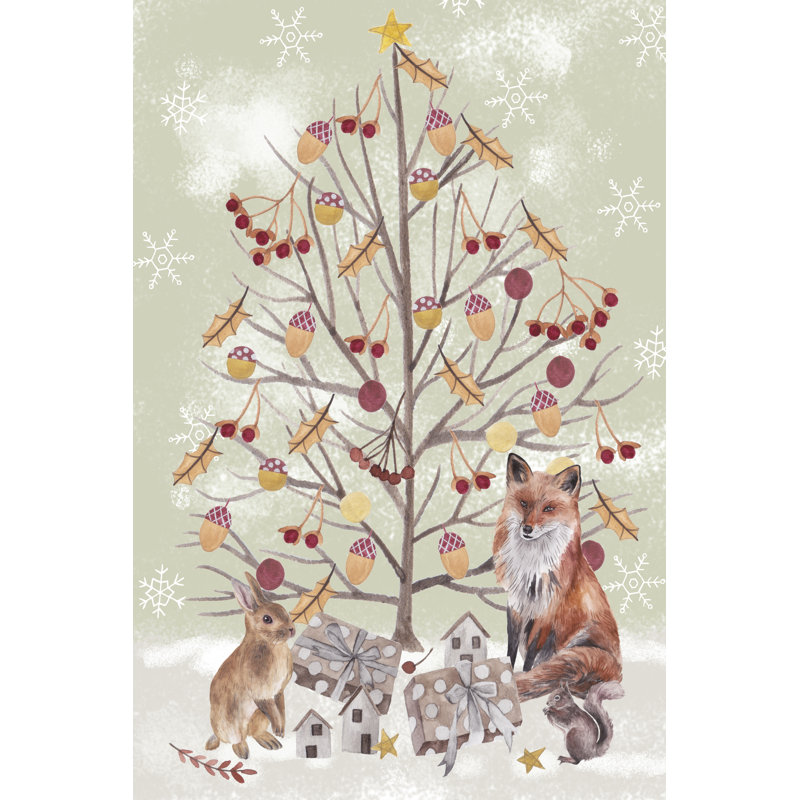 «Christmas Time Collection B» par Melissa Wang, reproduction sur toile tendue