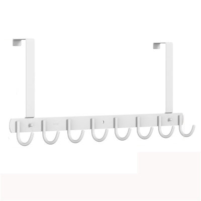Stainless Steel Over-The-Door Hook Rack