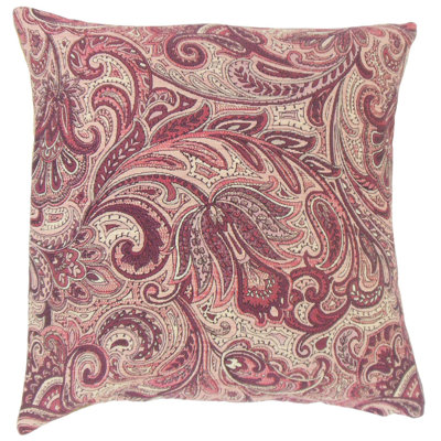 Housse de coussin vilette motif cachemire