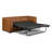Essex 86" Genuine Leather Pull-Out Convertible Sleeper Sofa-2043040582