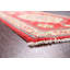 Tapis décoratif en laine de conception unique noué à la main new age kazak rouge/beige 2 pi 1 po x 3 pi 2 po Antiona