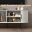 Meuble télé et meuble télé avec rangement, 47 po MDF Modern Home