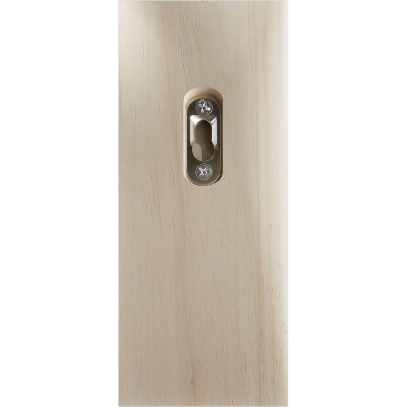 Support en bois Thompson, Hévéa, H 6 po x l 2,5 po x P 4 po