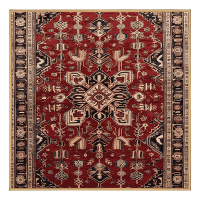 Tapis brun lavable à la machine