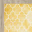 Tapis en laine touffeté à la main à motif géométrique jaune / ivoire-29209128