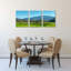Golf Course With Palm Tree Wall Art For Living Room Bedroom Bathroom Home Decorations Golf Course & Palm Tree Pictures Posters Framed Artwork Canvas Prints Ready To Hang(X3)-1245877865