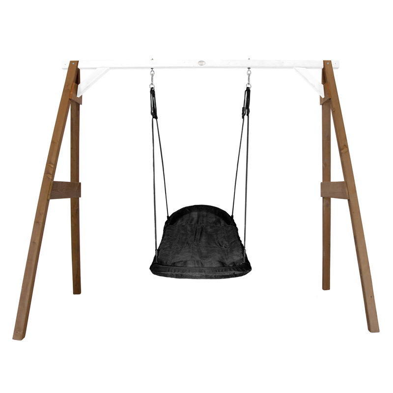 AXI Hemlock Swing Set with 1 Swing(s), Brown/White