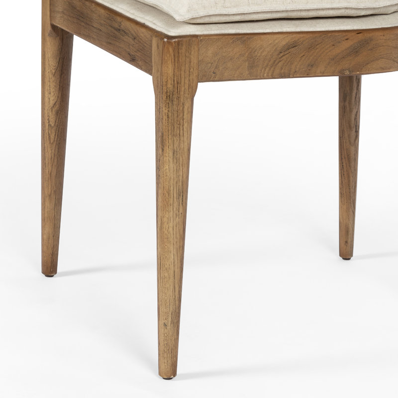 Britt Upholstered Dining Chair, Savile Flax