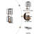 70" Display Cabinet With Glass Doors And Lights, With Multi-Functional Pull-Out Multi-Tier Storage Shelf , Wooden Display Storage Cabinets