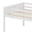 Full Size Wood Low Loft Bed With Ladder And Safety Guardrails-1978806762