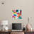 Gossamer Colors Canvas Modern Colorful Print by Art Remedy-107777832-107777837