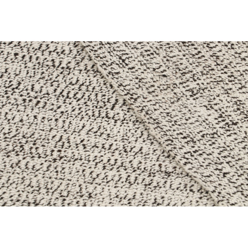 Hand Knotted Wool Area Rug in Gray