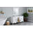 64 Inch Antique White Traditional Style Double Sink White Top Beckham Bathroom Vanity