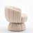 Upholstered Swivel Accent Chair Barrel Chair with Pillow-1721539070