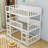 Twin Over Twin Over Twin Triple Wood Bunk Bed With Safety Fatures, Detachable Design-380341185