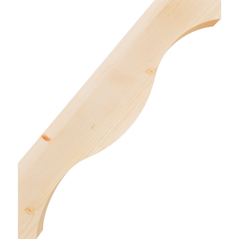 Attelle de genou Funston, Sapin de Douglas, Lisse, H 40 po x l 3,5 po x P 34 po