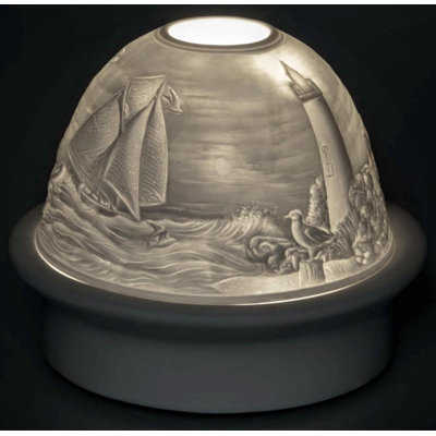 Lighthouse, Ship And Sea Pattern Dome Light