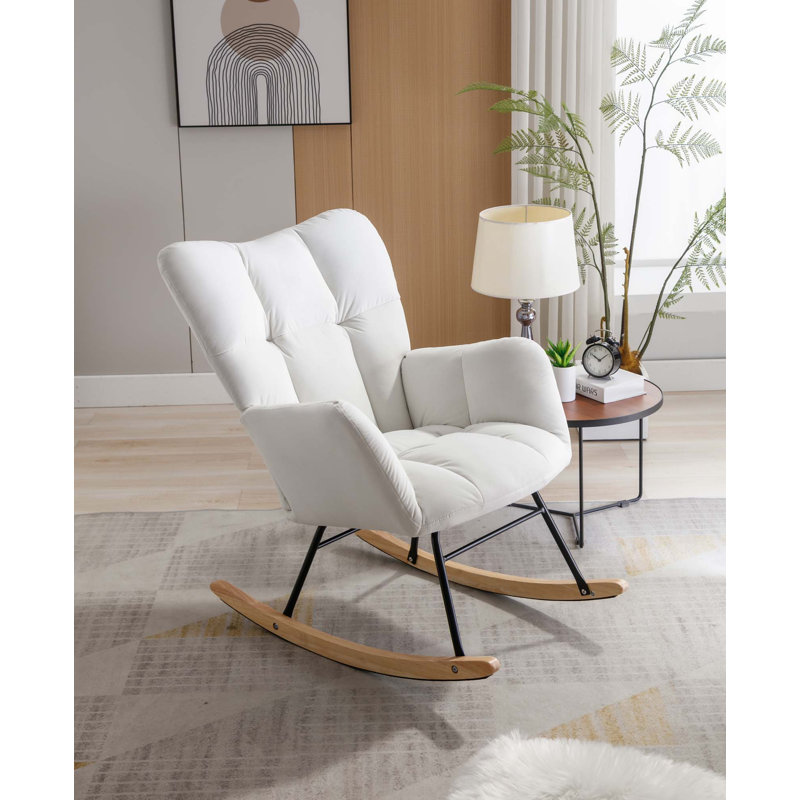 Wood+Metal Rocking Chair
