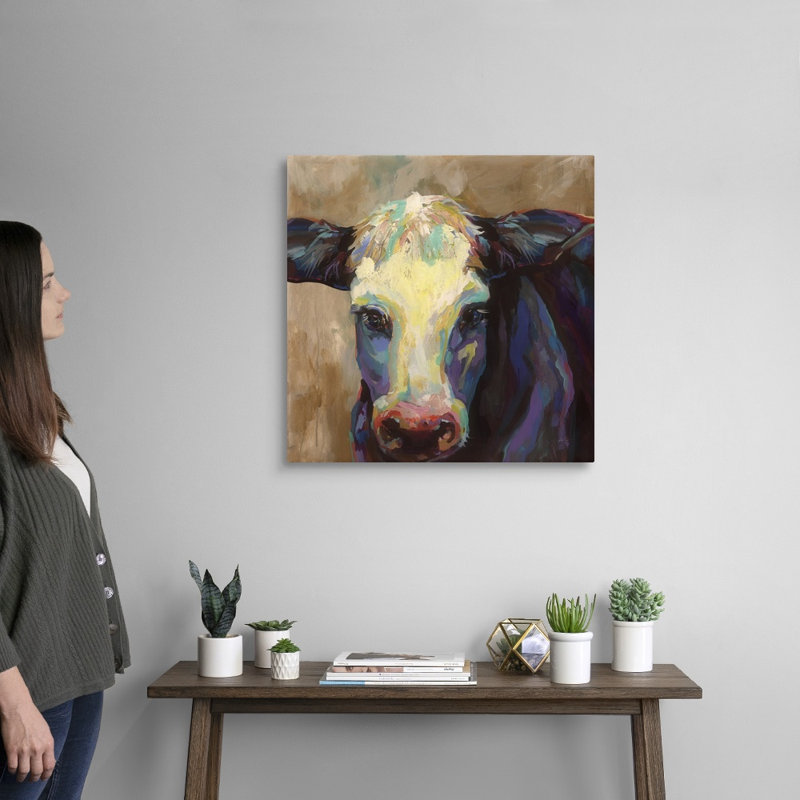 Art mural sur toile Betsy, Toile tendue, H 24 po x l 24 po x P 1 po