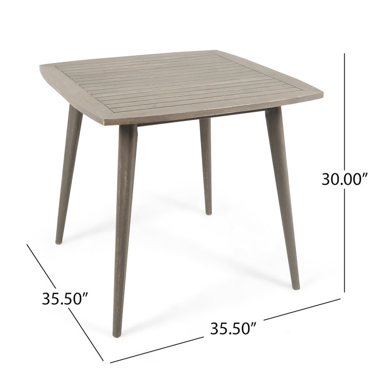 Charming Outdoor Wooden Table With Sturdy Construction For Versatile Use