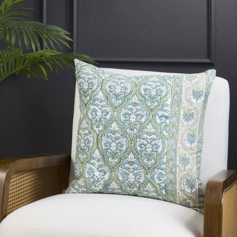 Housse de coussin Block Print Floral, Ne s’applique pas