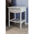 Wood Claire Accent Table, White-125481383