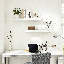 Tablettes flottantes blanches de 23,6 po, tablette flottante murale pour le salon, la chambre à coucher et la salle de bain-427069851-411062281