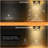 12" 2-Light Motion Sensor Outdoor Flush Mount Ceiling Light-123430942