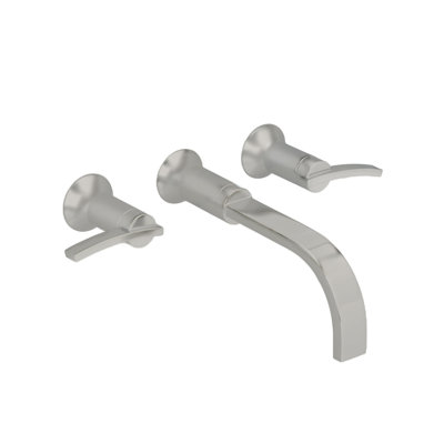 Berwick Wall Mounted Optional 2-handle Bathroom Faucet with Drain Assembly
