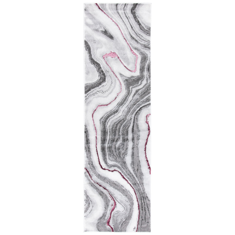 Sniquer Performance Abstract Rug, Runner 2'3" x 8'