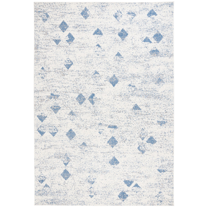 Cottage Performance Abstract Indoor/Outdoor Area Rug, Runner 2'3'' x 8'