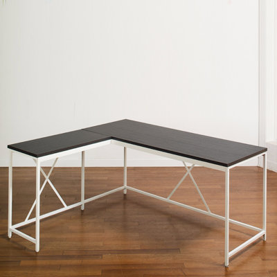 Olympus Wood And Metal Corner Desk