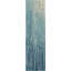 Tapis bleu marine / bleu clair en polypropylène tissé à la machine Southwestern-75708429