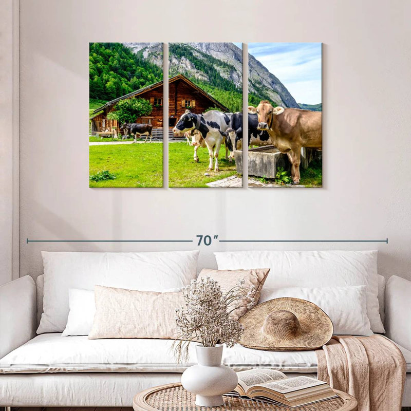 Brampt Karwendel Cows, 28" H x 45" W